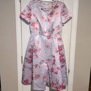 Horrockses Fashions Lavender Floral Fit & Flare | Size 12 | New with partial tag